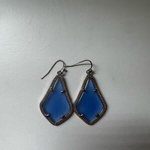 Kendra Scott Blue Teardrop Earrings